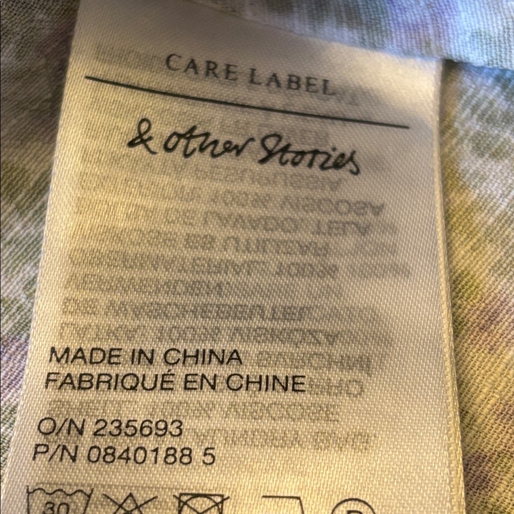 Paris Atelier & Other Stories Floral Midi Dress 4 - Picture 13 of 16